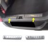 RENAULT KADJAR 2015-2022 Arası Bagaj İç Eşik Koruma 2 Prç, P,Çelik PARLAK - Görsel 4