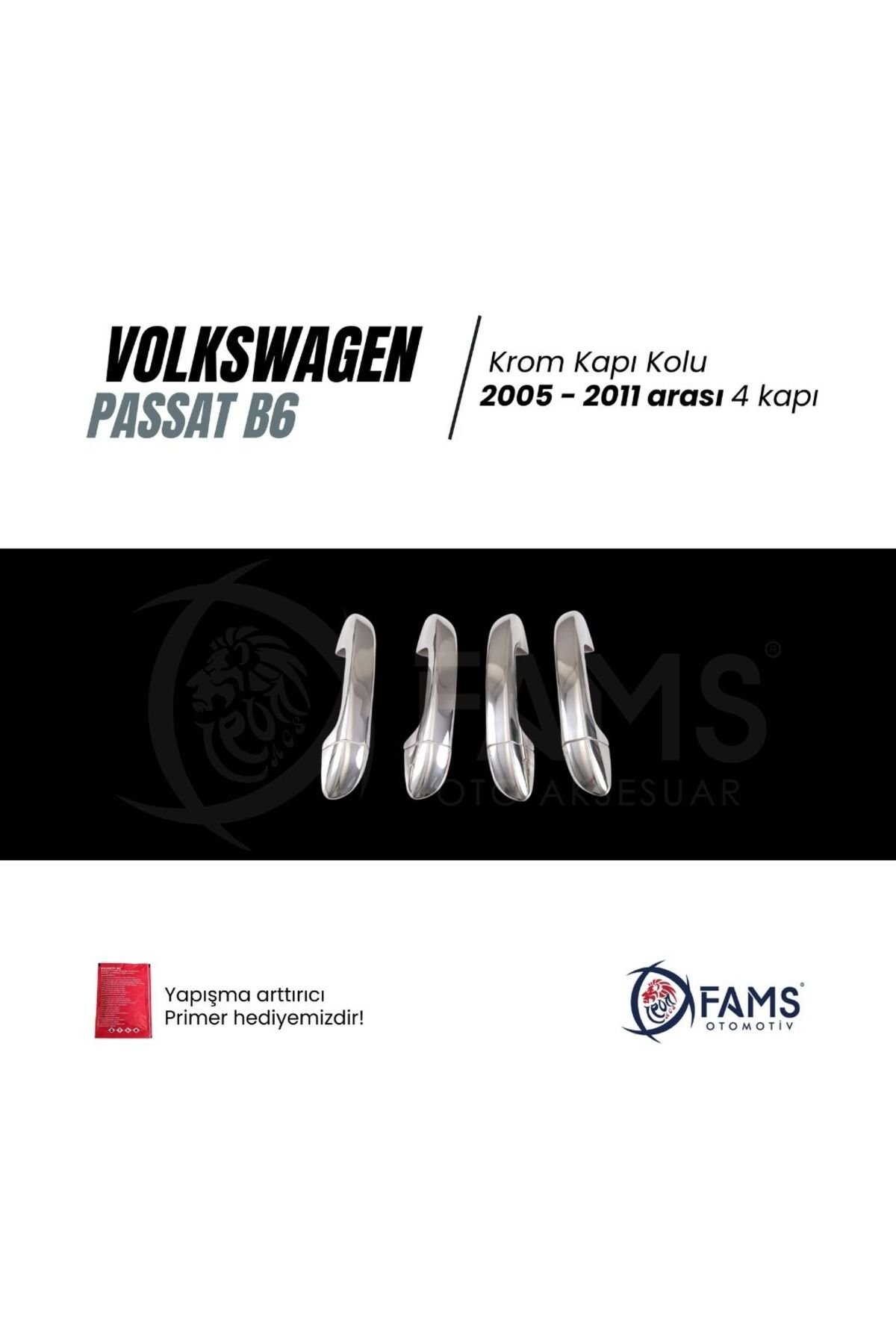 Vw Passat B6 Krom Kapı Kolu 4 Kapı 2005-2011 Arası P, Çelik - Görsel 2