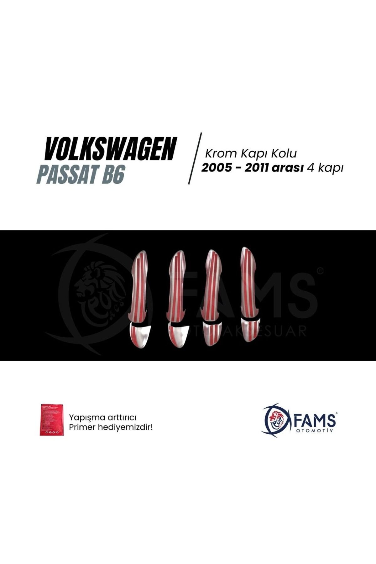 Vw Passat B6 Krom Kapı Kolu 4 Kapı 2005-2011 Arası P, Çelik - Görsel 3