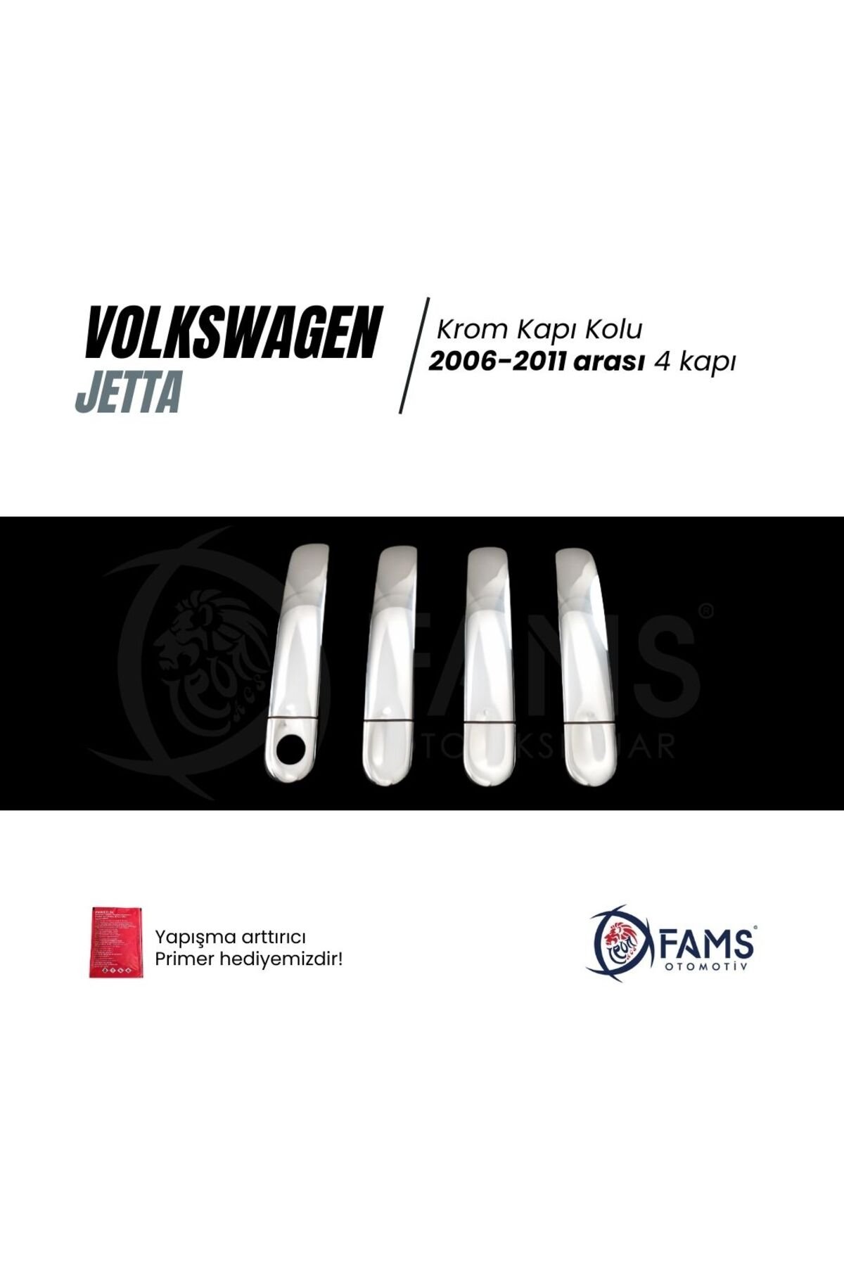 Vw Jetta Krom Kapı Kolu 4 Kapı 2006-2011 Arası P, Çelik - Görsel 2