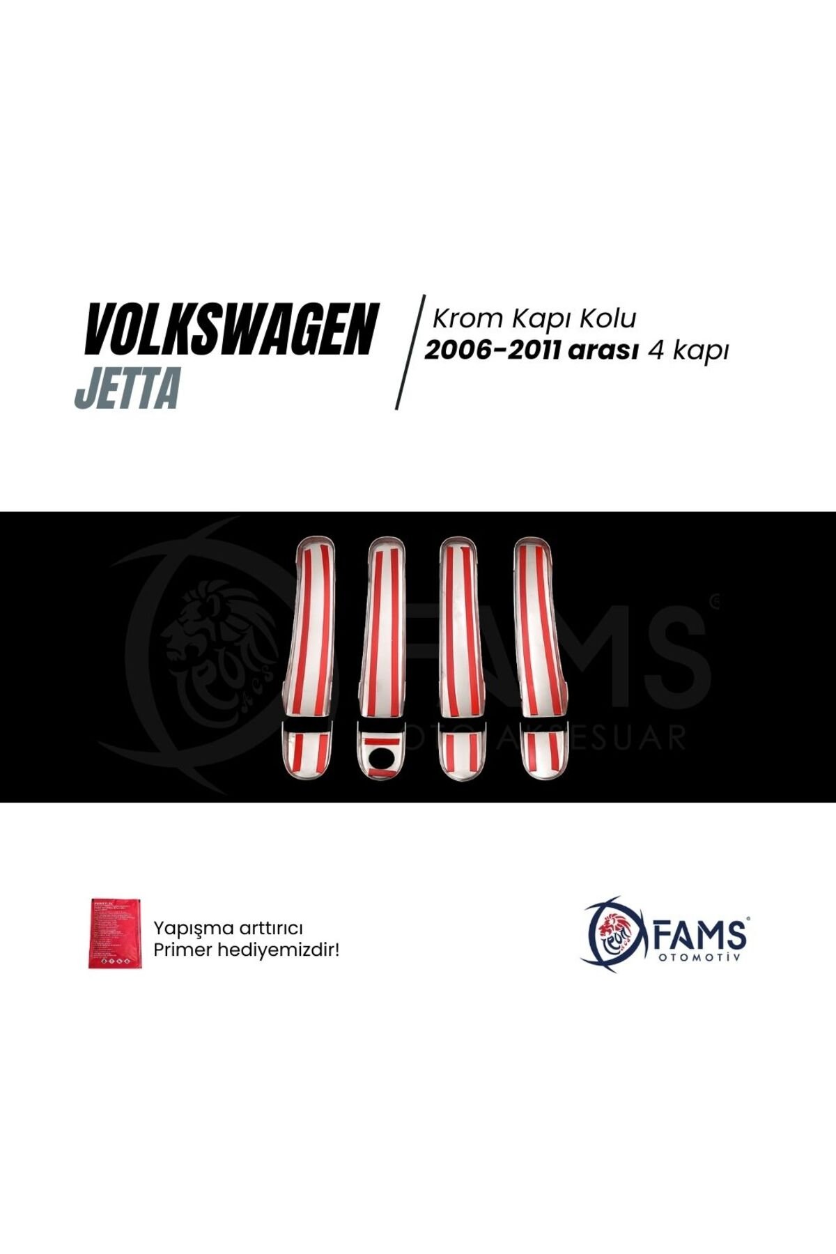 Vw Jetta Krom Kapı Kolu 4 Kapı 2006-2011 Arası P, Çelik - Görsel 3