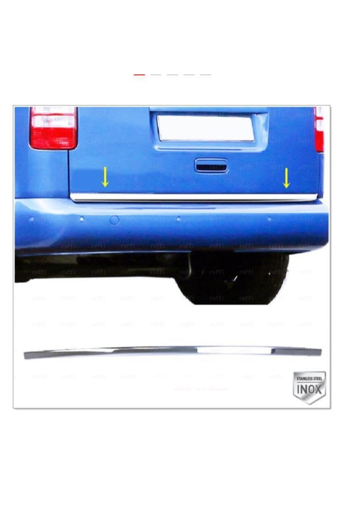 Vw Caddy Krom Bagaj Alt Çıtası 2004-2015 P,çelik