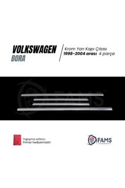 Alternative view of Vw Bora Krom Yan Kapı Çıtası 4 Kapı 1998-2004 P, Çelik