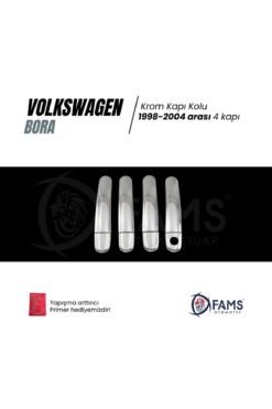 Alternative view of Vw Bora Krom Kapı Kolu 4 Kapı 1998-2004 Paslanmaz Çelik