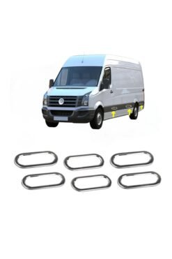 Vw Crafter Krom Yan Reflektör Çerçevesi 6 Prç, 2006-2016 P,çelik