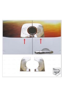 Vw Crafter Krom Arka Amblem Çerçevesi 2 Prç, 2006-2016 P,çelik