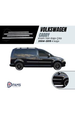 Vw Caddy Krom Yan Kapı Çıtası 4 Parça 2004-2015 P, Çelik