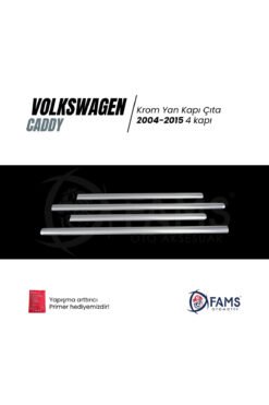Alternative view of Vw Caddy Krom Yan Kapı Çıtası 4 Parça 2004-2015 P, Çelik