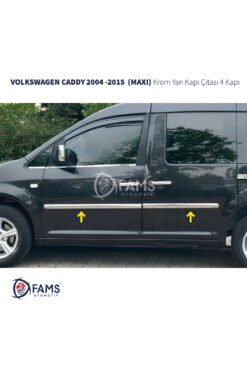 Vw Caddy Krom Yan Kapı Çıtası 4 Kapı 2004-2015 P, Çelik (maxı)