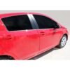 Toyota Yaris Uyumlu Krom Cam Çıtası 4 Parça 2012 Ve Üzeri Paslanmaz Çelik