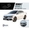 Renault Megane 4 Krom Ön Panjur 5 Prç, 2015-2020 Üzerip, Çelik Uyumlu
