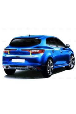 Renault Megane 4 Hb Krom Bagaj Alt Çıtası 2016 Üzeri P, Çelik