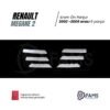 Renault Megane 2 Krom Ön Panjur 6 Prç, 2002-2006 Arası P, Çelik - Görsel 2