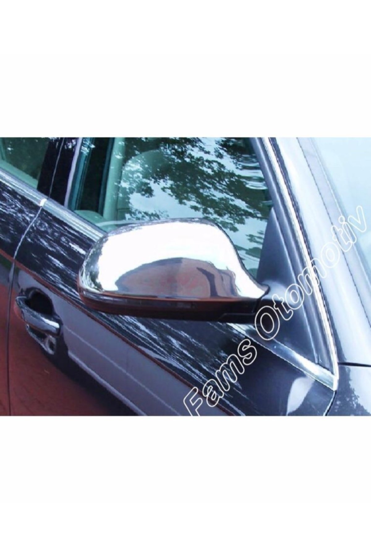 Audi A5 Krom Ayna Kapağı 2 Parça 2007-2010 Arası Paslanmaz Çelik