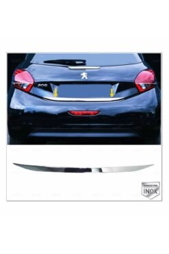 Peugeot 208 Krom Bagaj Alt Çıtası 2012 Üzeri P,çelik