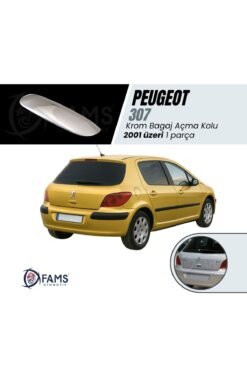 Peugeot 307 Krom Bagaj Açma Kolu 2001 Üzeri P, Çelik