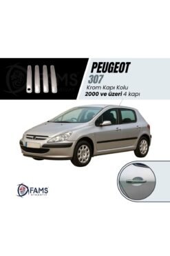Peugeot 307 Krom Kapı Kolu 4 Kapı 2000 Üzeri P, Çelik