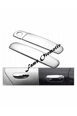 Audi A4 Uyumlu Krom Kapı Kolu 2 Kapı 1998-2008 P, Çelik