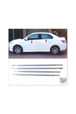 Peugeot 301 Krom Cam Çıtası 4 Prç, 2012 Üzeri P, Çelik