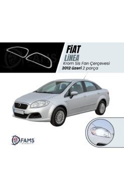 Fiat Linea Krom Sis Farı Çerçevesi 2 Prç, 2012 Ve Üzeri P,çelik