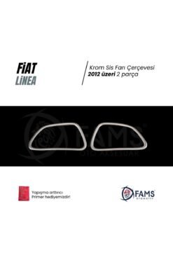 Alternative view of Fiat Linea Krom Sis Farı Çerçevesi 2 Prç, 2012 Ve Üzeri P,çelik