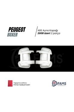Alternative view of Peugeot Boxer Krom Kaplama Abs Ayna Kapağı 2 Prç, 2008 Üzeri
