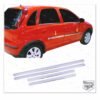 Opel Corsa C Krom Yan Kapı Çıtası 4 Prç, 2000-2007 Arası P, Çelik