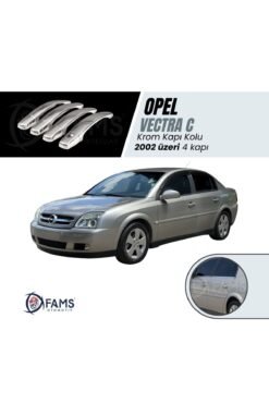 Opel Vectra C Krom Kapı Kolu 4 Kapı 2002 Üzeri P, Çelik