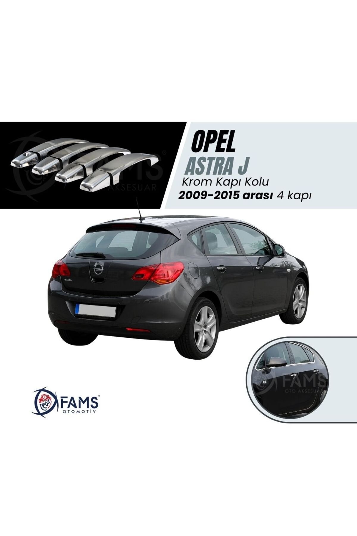 OPEL ASTRA J 2009-2015 Kapı Kolu 4 kapı P,Çelik SEDAN-HB-SW