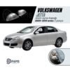 Vw Jetta Krom Ayna Kapağı 2 Prç, 2005-2010 P, Çelik Uyumlu