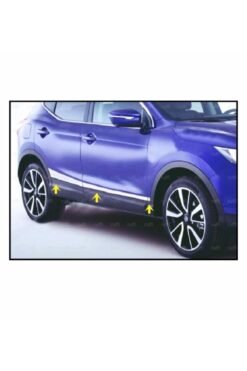 Alternative view of Nissan Qashqai Uyumlu Krom Yan Kapı Çıtası 6 Prç, 2013-2021 Arası P, Çelik