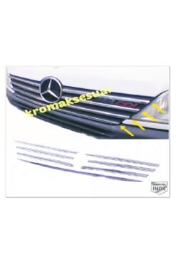 Mercedes Sprinter W901 Uyumlu Krom Ön Panjur 7 Parça 2001-2003 Arası Paslanmaz Çelik