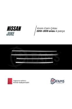 Alternative view of Nissan Juke Krom Cam Çıtası 4 Prç, 2010-2019 Arası P, Çelik