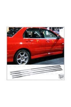 Mitsubishi Lancer Krom Cam Çıtası 4 Parça 2007 Ve Üzeri Paslanmaz Çelik