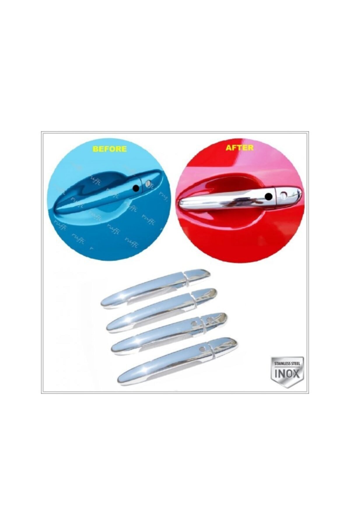 Mazda Cx5 Krom Kapı Kolu 4 Kapı 2011-2017 P, Çelik (SENSÖRLÜ)