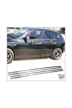 Mazda 3 Krom Cam Çıtası 4 Prç, 2003-2009 P, Çelik (HB)
