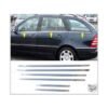 Mercedes W203 Krom Cam Çıtası 6 Parça 2000-2007 Arası Paslanmaz Çelik (SW)