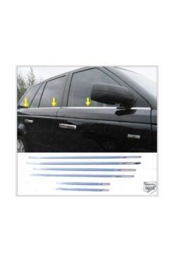 Land Range Rover 3 L322 Krom Cam Çıtası 6 Parça 2002-2012 Arası Paslanmaz Çelik