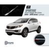 Kia Sportage Uyumlu Krom Bagaj Alt Çıtası 2010-2015 P, Çelik