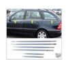Mercedes E Class W211 Krom Cam Çıtası 6 Parça 2002-2009 Arası Paslanmaz Çelik Sw Uyumlu - Görsel 2