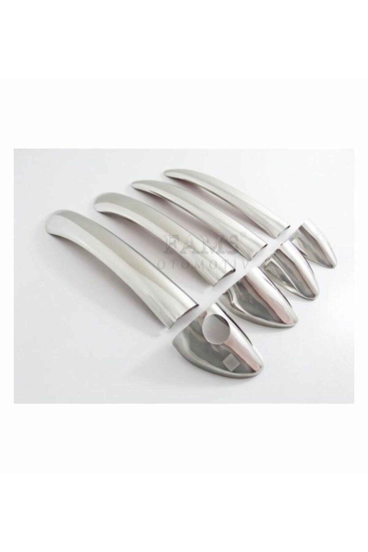 Mercedes C Klasse Uyumlu W203 Krom Kapı Kolu 4 Kapı 2000-2007 (SENSÖRLÜ) P, Çelik - Görsel 3