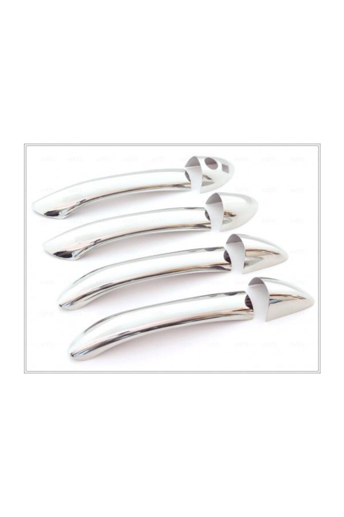 Mercedes C Klasse Uyumlu W203 Krom Kapı Kolu 4 Kapı 2000-2007 (SENSÖRLÜ) P, Çelik - Görsel 4