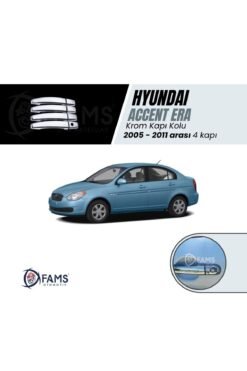 Hyundai Accent Era Krom Kapı Kolu 4 Kapı 2005 - 2011 Arası P, Çelik Uyumlu