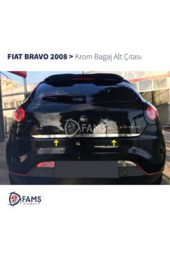Fiat Bravo Krom Bagaj Alt Çıtası 2008 Üzeri P, Çelik
