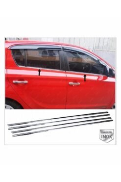 Hyundai I20 Krom Cam Çıtası 4 Prç, 2008-2014 Arası P, Çelik