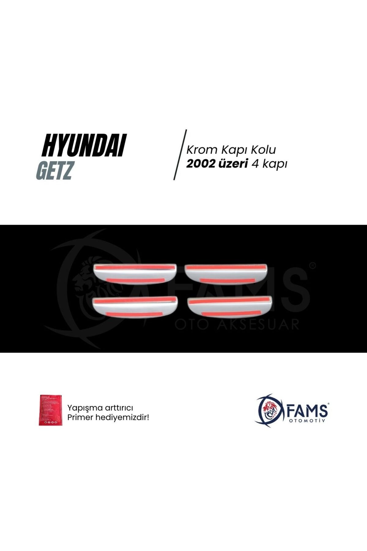 Hyundai Getz Krom Kapı Kolu 4 Kapı 2002 Üzeri P,çelik - Görsel 3