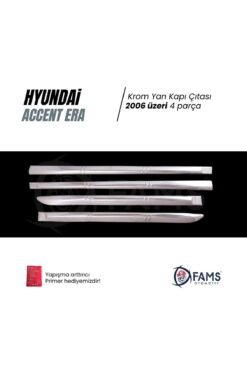 Alternative view of Hyundai Accent Era Krom Yan Kapı Çıtası 4 Kapı 2006 Üzeri P,çelik