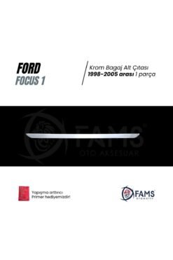 Alternative view of F, Focus 1 Krom Bagaj Alt Çıtası 1998-2005 Arası Uyumlu P,çelik (SEDAN)