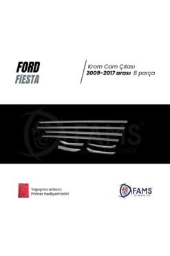 Alternative view of Fiesta Krom Cam Çıtası 8 Prç. 2009 - 2017 Arası P.çelik