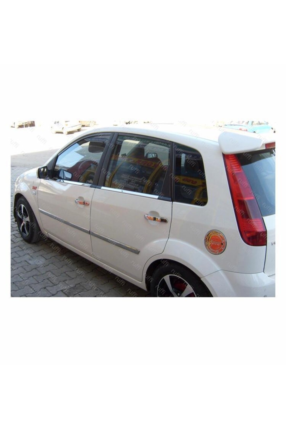 F, Fiesta Krom Cam Çıtası 4 Prç, 2001 - 2008 P, Çelik Uyumlu